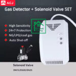 Gas Detector. LPG gas leak detectors, Natural LPG Gas Leak Alarm Gas Detector. home appliance and industrial also. ACJ-618F - Image 3
