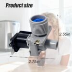 Washing machine inlet valve. solenoid valve, Water Inlet Valve, AC 220V/240V, BSPP 3/4”, Washer Water Inlet Electric Solenoid, Water Solenoid Valve Replacement. - Image 4